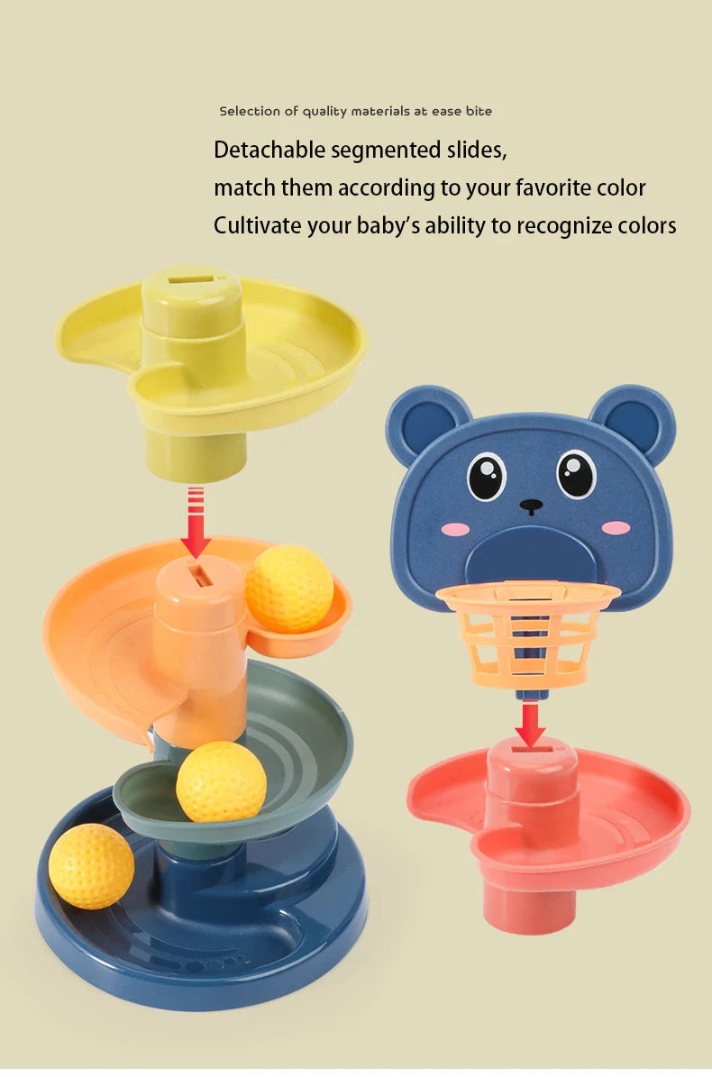 🎉 Jeu de Rouleau Montessori – Jouet Éducatif en Développement pour Bébé 🌟👶