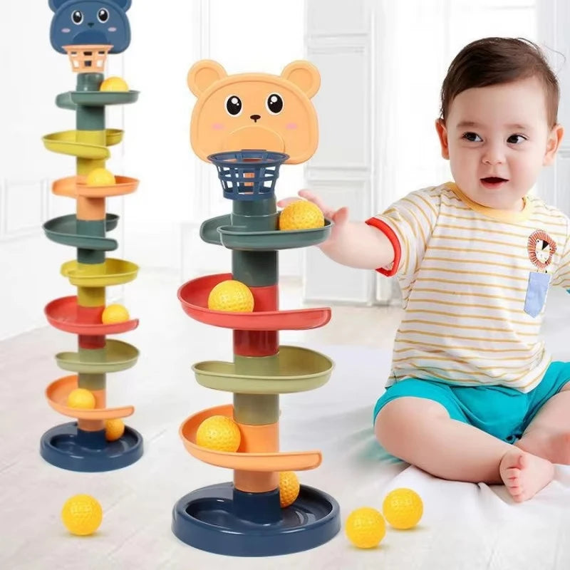 🎉 Jeu de Rouleau Montessori – Jouet Éducatif en Développement pour Bébé 🌟👶